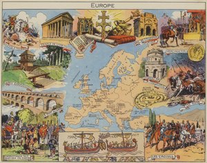 Europa (litografía en color)