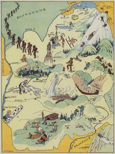 Savoie-Dauphine (litografía en color)