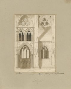Interior de la catedral de Lichfield - Nave de Joseph Potter