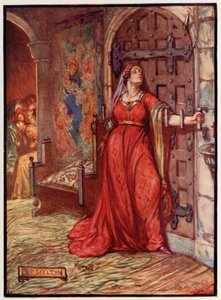 Catherine Douglas bloqueando la puerta de Joseph Ratcliffe Skelton