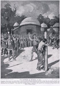 El azote de Boadicea, ilustración de 