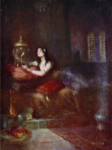 La sultana y su canario de Joseph Ratcliffe Skelton