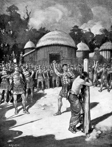 El flagelo de Boadicea, 60 d.C., c. 1920