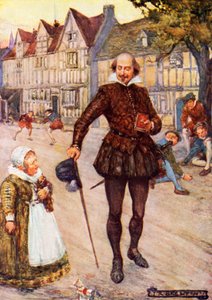 William Shakespeare en Stratford-upon-Avon de Joseph Ratcliffe Skelton