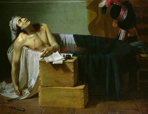 La muerte de Marat de Joseph Roques