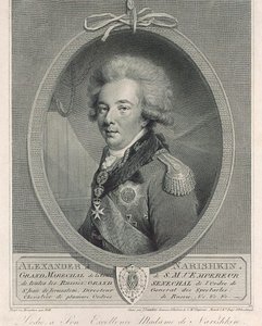 Retrato del Conde Alexander Lvovich Naryshkin de Joseph Saunders