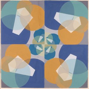 Cuadrados verdes (de la serie La base matemática de las artes) de Joseph Schillinger