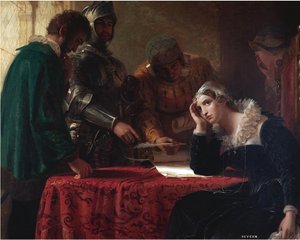 La abdicación de María, Reina de Escocia