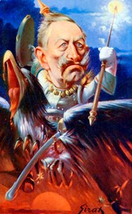 Kaiser Wilhelm II - caricatura por Sirat de Joseph Sirat
