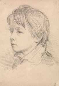 Boceto del hermano del artista, el capitán Michael Atwell Slater de Joseph Slater