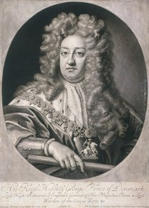 Retrato ovalado de George, Príncipe de Dinamarca, 1704 de Joseph Smith