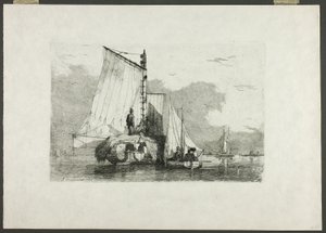 Barcos en Braydon de Joseph Stannard