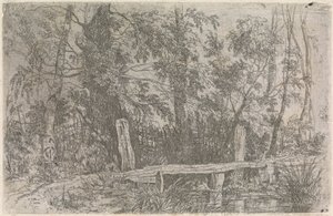 Paisaje con puente de Joseph Stannard