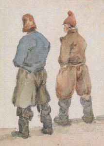 Dos pescadores vistos desde atrás de Joseph Stannard