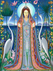 Purissima 1927 (Óleo sobre lienzo) de Joseph Stella