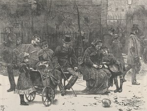 Un asiento en el parque de St. James, 1870