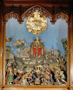 Pesebre, utilizado en la iglesia del monasterio durante los servicios de Navidad ... de Joseph Thaddaeus Stammel