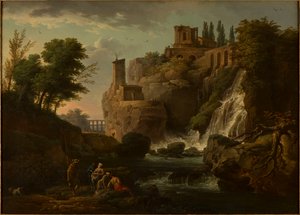 Francés: Les Cascatelles de Tivoli Paisaje de Tivoli