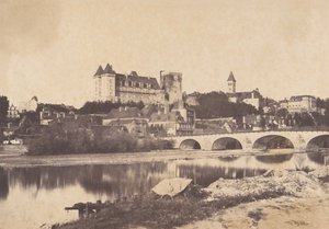 Vista del castillo de Pau, 1853