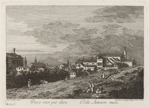 Prisco onor pur dura de Joseph Wagner after Canaletto
