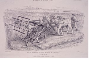 Máquina mejorada de segar de Bell por Crosskill, c1840s