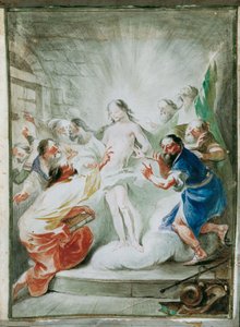 Cristo resucitado se aparece a los discípulos de Joseph Winterhalder d. J.