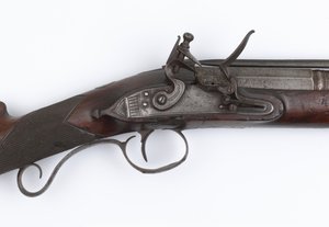 Trabuco con bayoneta de resorte emitido a los Voluntarios Irlandeses, c.1815