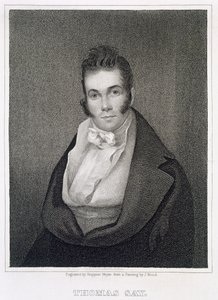 Thomas Say (1787-1834), grabado por Henry Hoppner Meyer (1787-1847)