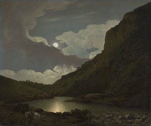 Matlock Tor a la luz de la luna