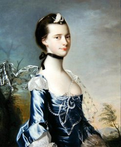 Retrato de Elizabeth Copestake (m.1790) de Joseph Wright of Derby