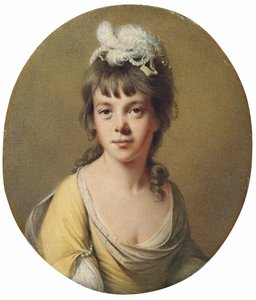 Retrato de la señorita Harriet Hope de Joseph Wright of Derby