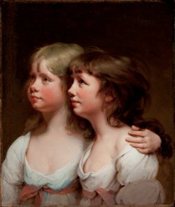Retrato de Sarah y Ann Haden de Joseph Wright of Derby