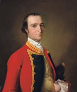 Retrato de un caballero, tradicionalmente identificado como Alexander Baillie del Primer Pie, c.1761-62 de Joseph Wright of Derby