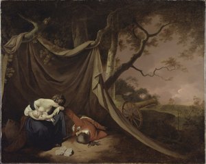 El soldado muerto, c.1789 de Joseph Wright of Derby
