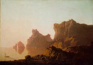 El Golfo de Salerno, 1783-85 de Joseph Wright of Derby