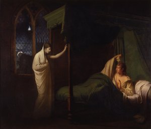 William y Margaret de "Reliques of Ancient English Poetry" de Percy de Joseph Wright of Derby