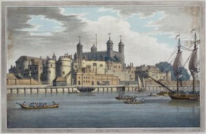 La Torre de Londres, grabado por J. C. Stadler (fl.1780-1812), publicado en 1795 de Joseph after Farington