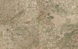 Mapa de Heyst op den Bergh ou Heyst ten Bergh - Heist-op-den-Berg de Joseph de Ferraris