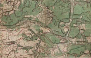 Mapa de St. Gerard - Saint-Gérard de Joseph de Ferraris