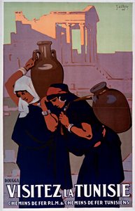 Dougga. Visite Túnez, 1929
