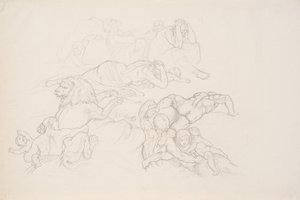 Escena del Diluvio de Joseph von Fuhrich