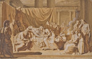 Muerte de Aquiles de Joseph von Fuhrich
