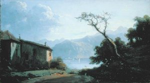 Escena de Lago en Francia