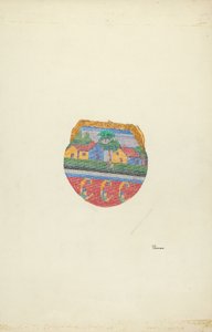 Bolso con cuentas, c. 1937 de Josephine C. Romano