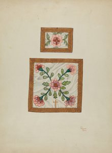 Bursa y velo de cáliz, c. 1940 de Josephine C. Romano