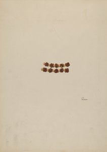 Cuentas de rosario, c. 1940
