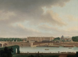 La vista desde la Embajada de Bata en París de Josephus Augustus Knip (signed by artist)