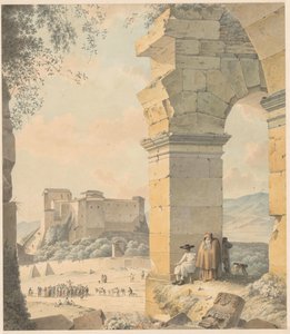 Coliseo en Santi Quattro Coronati
Vista del Coliseo (título en el objeto) de Josephus Augustus Knip