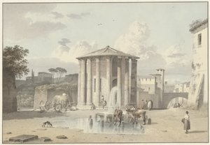El templo de Vesta en Roma de Josephus Augustus Knip