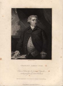 Charles James Fox (1749-1806), grabado por John William Cook